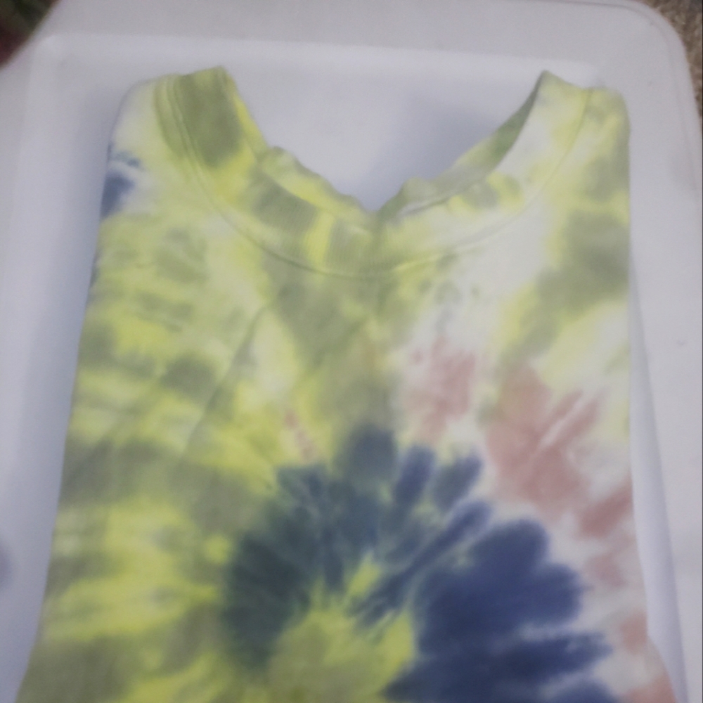 Tie Dye muted colors sweater